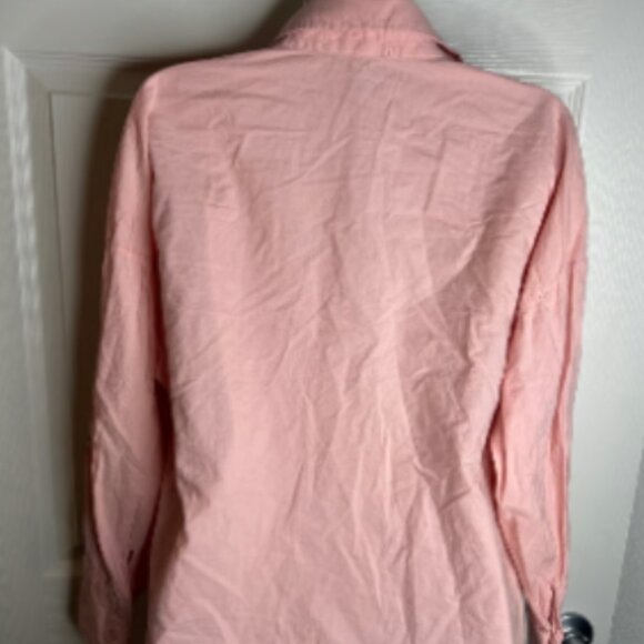 Stateside Anthropologie Women's Button Down Twist Bottom Front Shirt - Picture 4 of 6